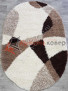 Ковер 36264X OVAL WHITE / BEIGE Ковер 36264X OVAL WHITE / BEIGE