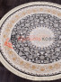 Ковер FARSI 1200 G142 — DARK GRAY — Круг Ковер FARSI 1200 G142 — DARK GRAY — Круг
