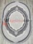 Ковер AMBER 36845A OVAL L.GREY / L.GREY Ковер AMBER 36845A OVAL L.GREY / L.GREY