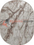 КОВЕР Eliza 38552A OVAL BROWN FLS / CREAM КОВЕР Eliza 38552A OVAL BROWN FLS / CREAM