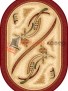 Ковер MERINOS VALENCIA D008_RED oval Ковер MERINOS VALENCIA D008_RED oval